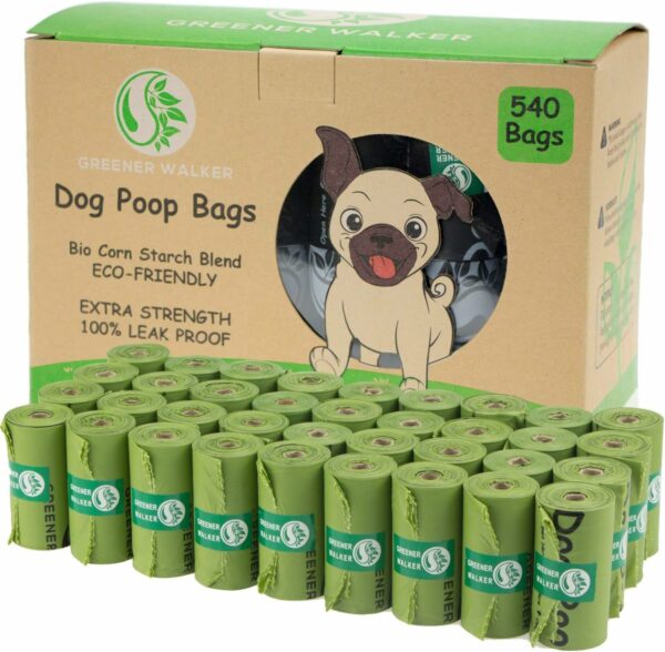 Greener Walker Poo Bagsa for Dog Waste 540 Count