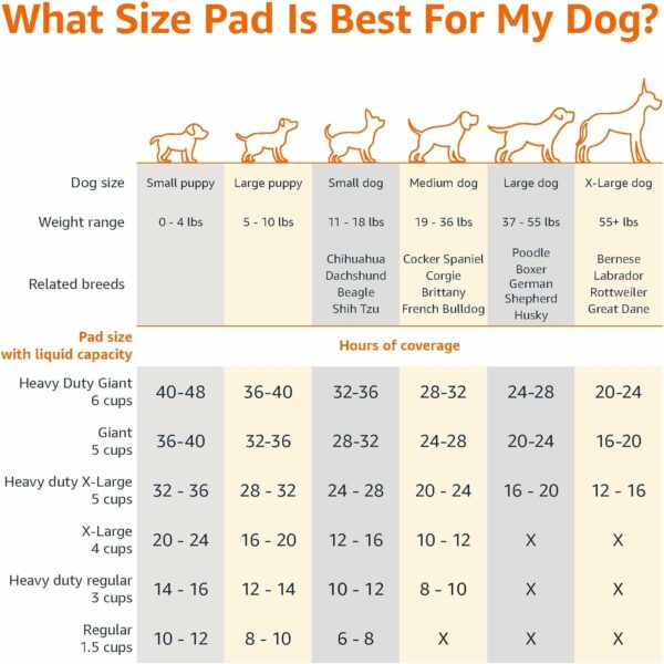 Basics Dog and Puppy Training Pads, Leakproof, 5-Layer Design with Quick-Dry Surface, Regular, Pack of 50, Blue - Image 4