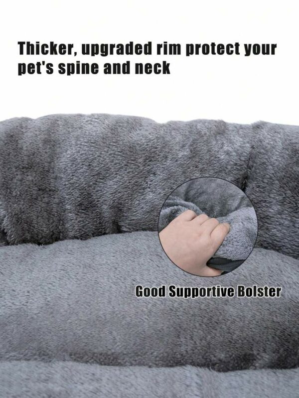 1 Plush Warm And Thickened Circular Pet Nest, Suitable For The Fall And Winter Pet Bed Pet Mat, Suitable For Small And Medium-Sized Dogs And Cats Cat Nest, Doghouse - Image 5