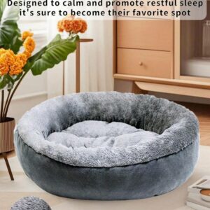 1 Plush Warm And Thickened Circular Pet Nest, Suitable For The Fall And Winter Pet Bed Pet Mat, Suitable For Small And Medium-Sized Dogs And Cats Cat Nest, Doghouse