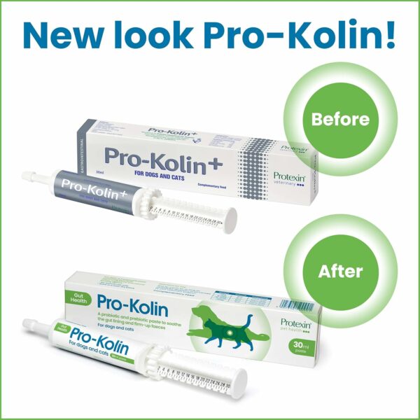Protexin - Pro-Kolin for dogs and cats - Probiotic paste to support the gut 15ml + Syringe - Image 2