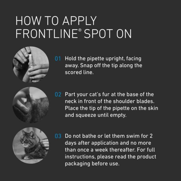 FRONTLINE Spot On Flea & Tick Treatment for Large Dog (20-40kg) 3 Pipettes - Image 4