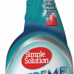 Simple Solution Extreme Pet Stain and Odour Remover, Enzymatic Cleaner with 3X Pro-Bacteria Cleaning Power - 945ml