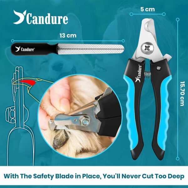 Dog Cat Nail Clippers for Large, Medium and Small Breed Professional Pet Nail Clipper - Image 4