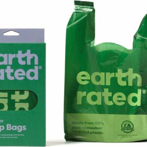 Earth Rated Dog Poo Bags with Handles, Lavender Scented, 120 Bags