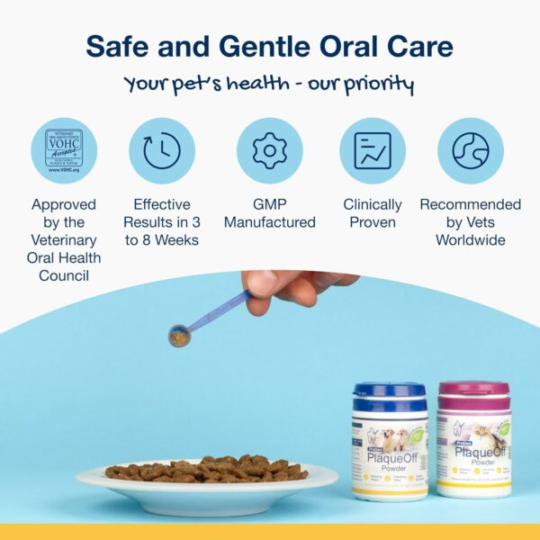ProDen PlaqueOff Powder for Dogs & Cats, Teeth Cleaner 60 g - Image 5