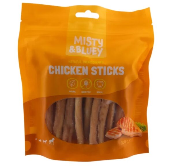 Misty Bluey Dog Treats - Chicken Sticks, 300g