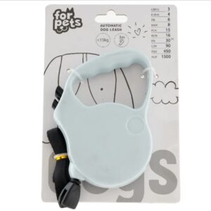 Small Breed Automatic Dog Lead 3M Blue