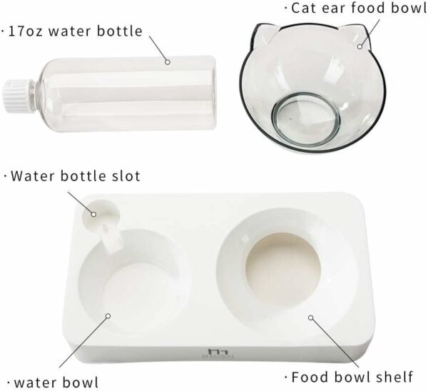 Marchul Cat Bowls with Mat - Image 5