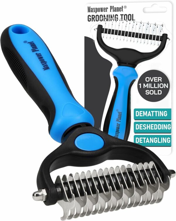 Maxpower Planet Dog Brush (Blue)