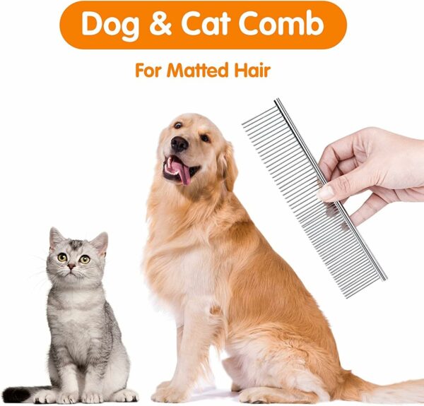 Stainless Steel Pet Comb - Image 2