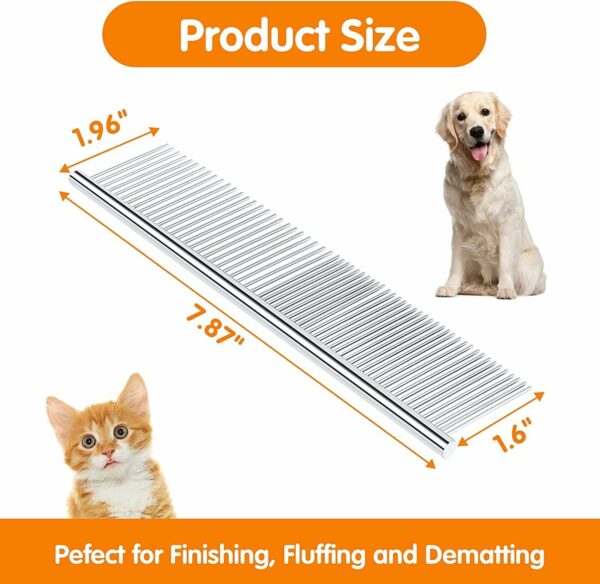Stainless Steel Pet Comb - Image 3